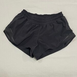 Lulu Dark Grey Athletic Shorts